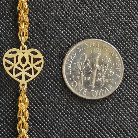 Gold bracelet 21k - part 1 - Picture 11 of 16